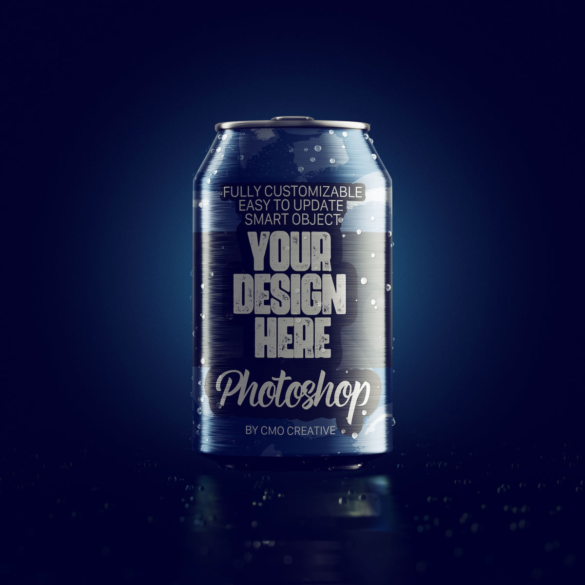 12 OZ. Can Mockup